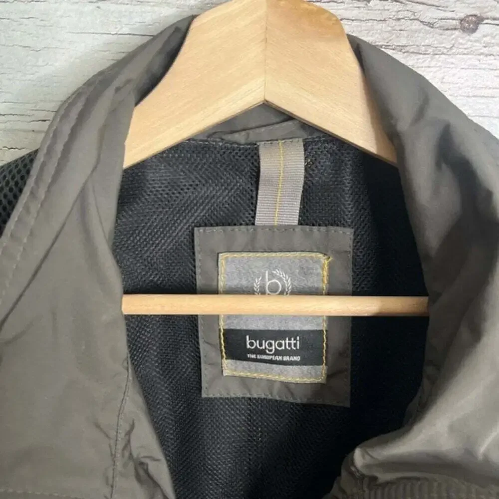 Bugatti Mens Full Zip Windbreaker Jacket Size 44 R